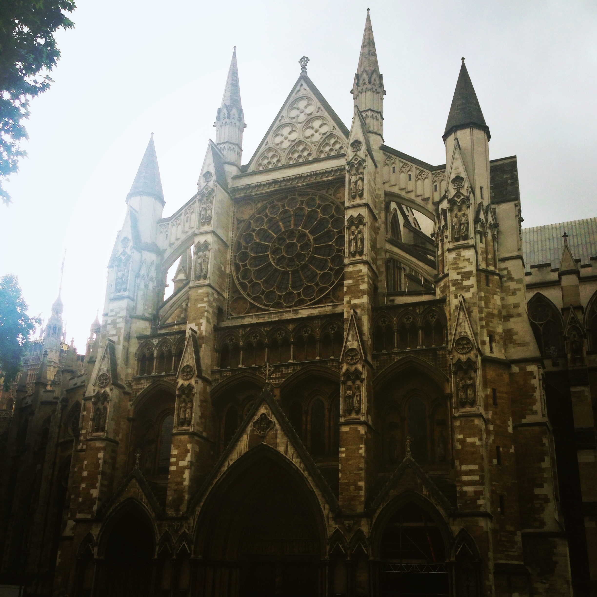 "Tried to find a Starbucks and found the queen instead #London #100happydays 28/100 at Westminster Abbey"